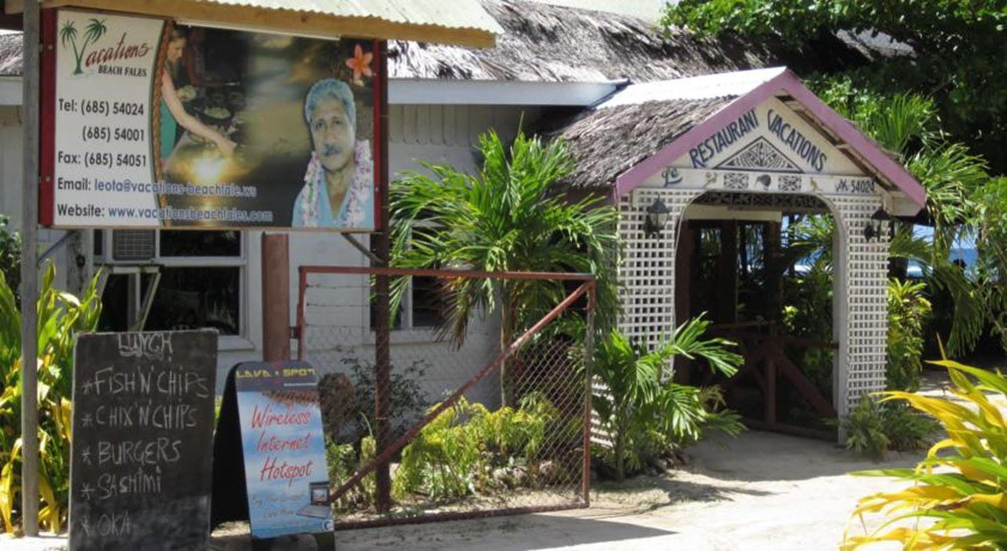 Vacations Beach Fale Hotel Manase Eksteriør billede